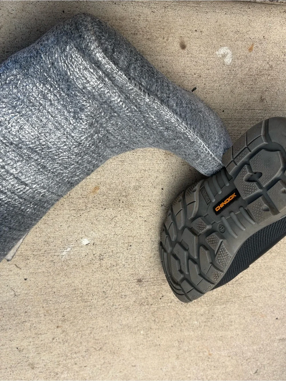 Men’s Black Chukka-Style Rubber Work Boots